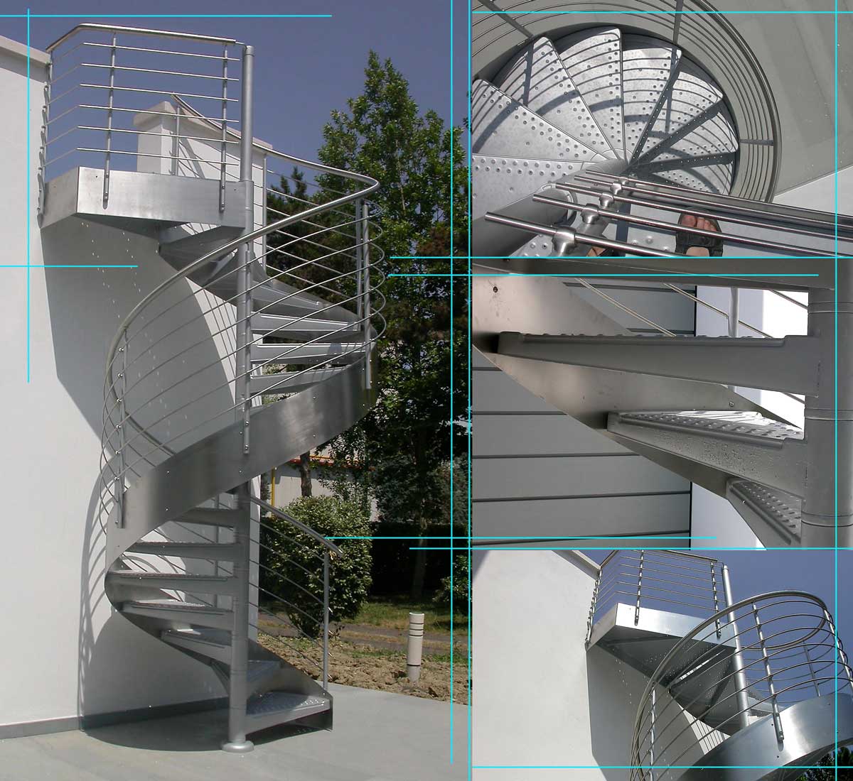Scala a chiocciola circolare Haity - immagine 3